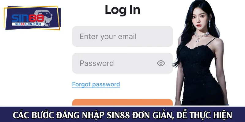 Các bước đăng nhập SIN88 đơn giản, dễ thực hiện